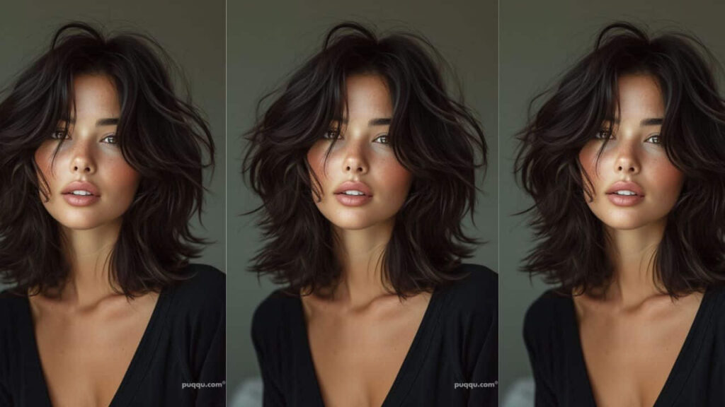 style rambut pendek perempuan, shaggy lob