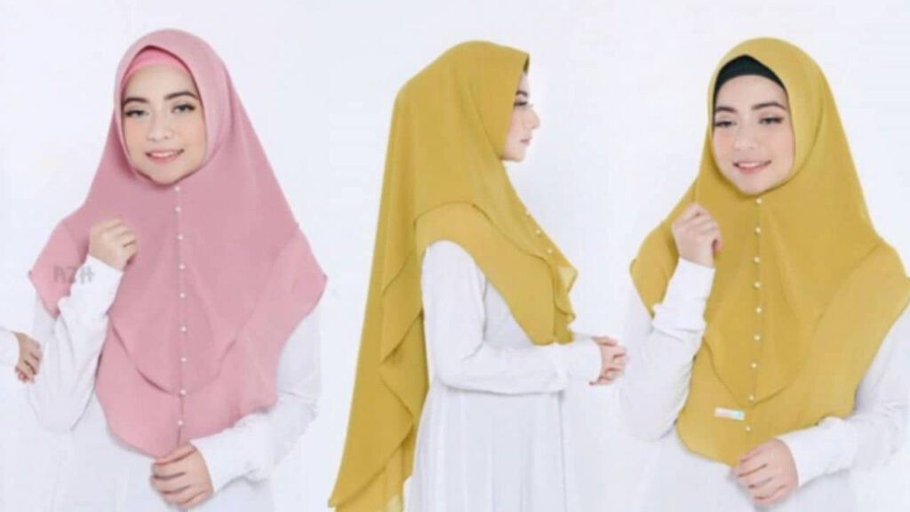 arabic hijab style, tudung syari yang diperbuat daripada sifon