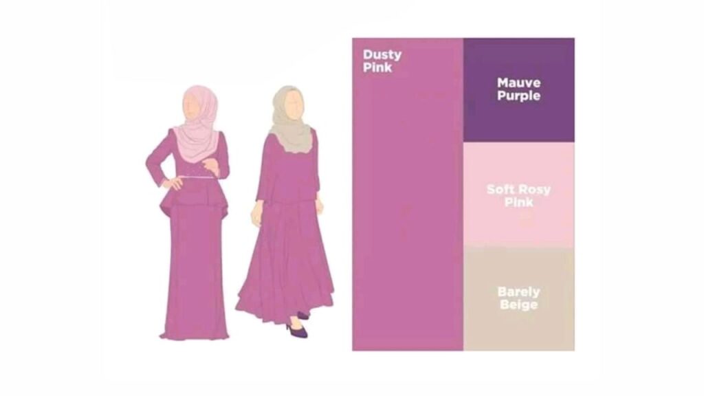 warna dusty pink